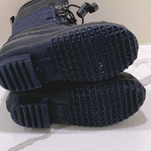 Lands' End | Kids Winter Insulated Navy Blue Snow Rain Boots Boys Girls - Picture 9 of 15